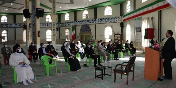 درس اخلاق مدیران شهرستان تفرش در محل مصلای ولایت.