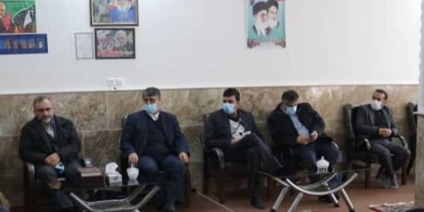 مهندس هادی فرماندار اراک در دیدار با امام جمعه ،شهردار اعضای شورای اسلامی شهر داودآباد