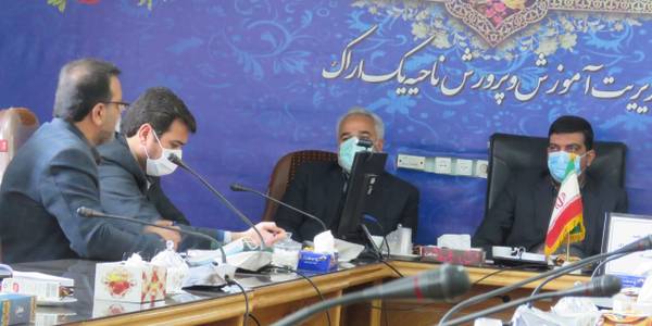 جلسه شورای پشتیبانی سوادآموزی شهرستان اراک برگزار گردید