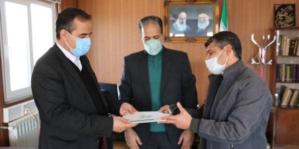 آیین تکریم و معارفه سرپرست اداره دامپزشکی شهرستان