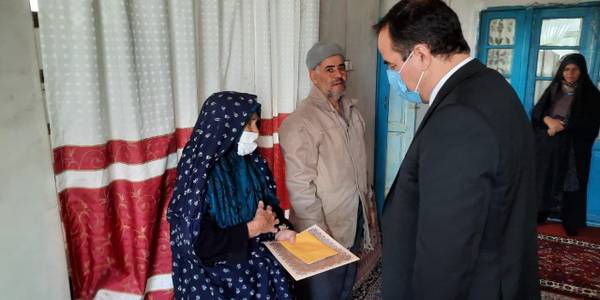 دیدار خانواده های شهیدان علی زرجینی و مصطفی زرجینی