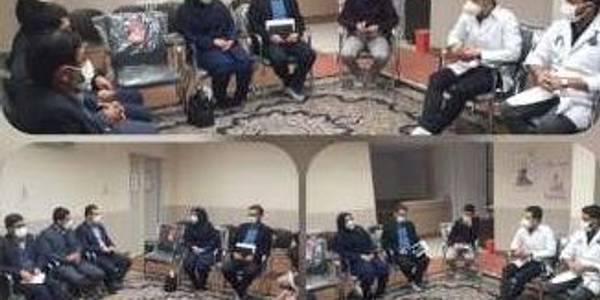 بازدید گازری سرپرست فرمانداری شهرستان خنداب از مرکز سلامت شبانه روزی شهر جاورسیان