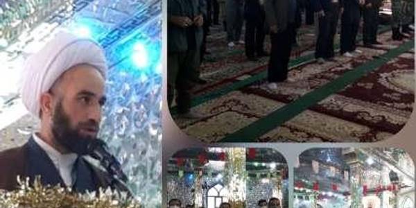 نماز عبادی - سیاسی جمعه ۸ بهمن ماه شهر خنداب