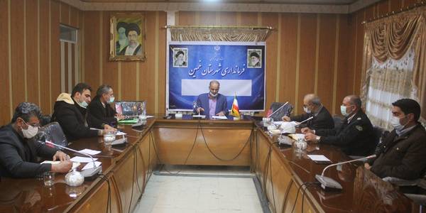 جلسه شورای ترافیک شهرستان خمین