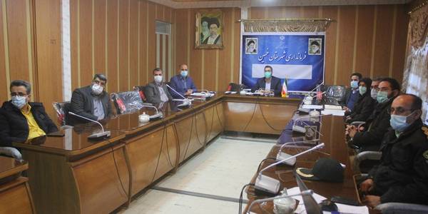 جلسه ستاد مدیریت بیماری کرونای شهرستان خمین