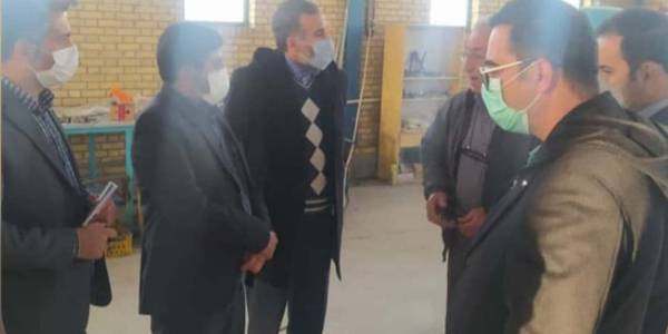 بازدید سرپرست فرمانداری شهرستان خنداب از ناحیه صنعتی