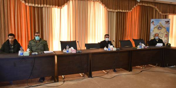 جلسه هماهنگی یادواره شهید محلاتی و ۳۳۰ شهید شهرستان محلات باحضور ناظری فرماندار شهرستان و سایر اعضا در دفتر امام جمعه برگزار گردید.