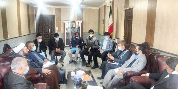 مردمی جناب آقای سلیمانی فرماندار شهرستان زرندیه و حجت‌الاسلام والمسلمین سبزی نماینده مردم شریف شهرستان های زرندیه و ساوه