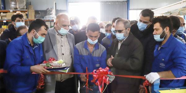 افتتاح  خط تولید کامل چراغ پراید ۱۳۲
