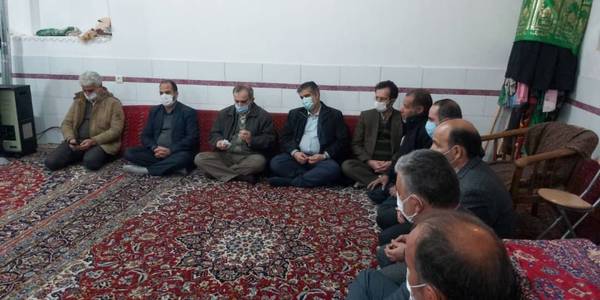 حضور نماینده عالی دولت در استان و هیات همراه در روستای امیر آباد