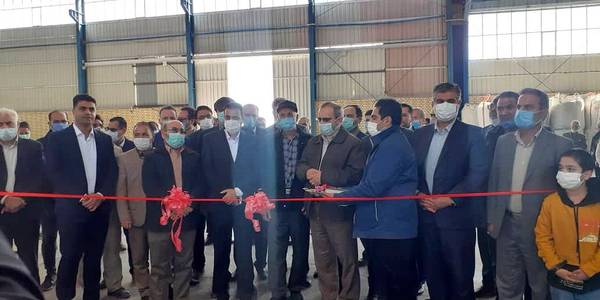 🏭🔑افتتاح واحدتولید الیاف دردلیجان