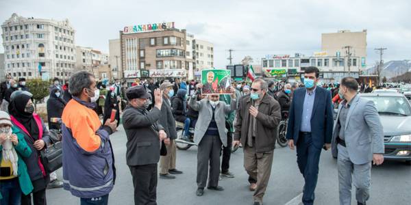 مراسم راهپیمایی خودرویی ۲۲ بهمن اراک