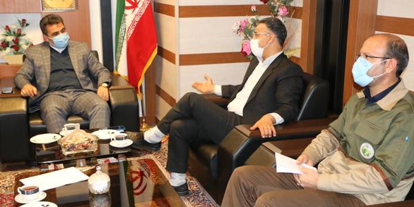 دیدار مدیرکل منابع طبیعی و آبخیز داری استان مرکزی با فرماندار شهرستان شازند