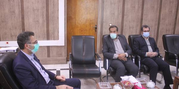 نشست مدير كل امور مالياتي استان با فرماندار شهرستان خمين