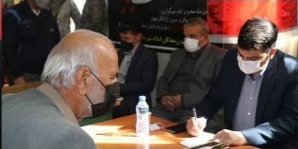 برگزاری میز خدمت در مصلی شهر داودآباد