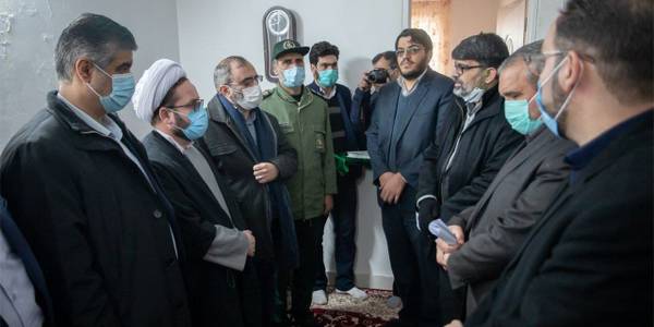 بهره برداری از دو پروژه مسکن محرومین در روستای فرفهان