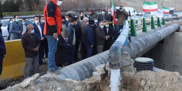 فاز یک رینگ جنوبی طرح آبرسانی سد کمال‌ صالح به اراک به بهره‌برداری رسید