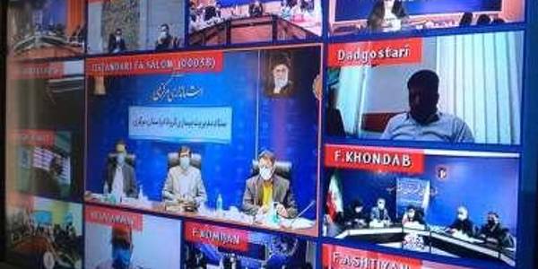 "جلسه ستاد مدیریت بیماری کرونا درشهرستان خنداب"