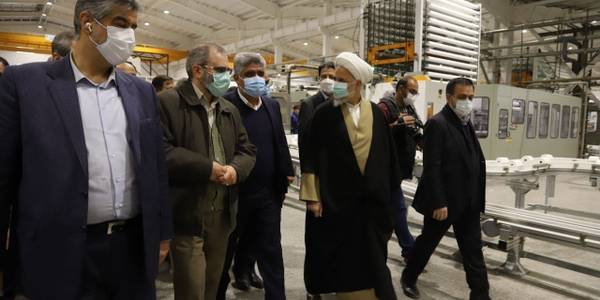 بهره برداری از کارخانه زرّين آيند در شهر صنعتی کاوه