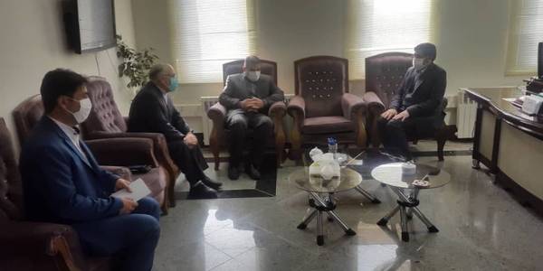 دیدار  گازری، سرپرست فرمانداری شهرستان خنداب با قبادی مدیرکل ثبت احوال استان مرکزی