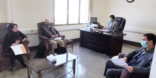 دیدار نمایندگان انجمن  پناهندگان نروژ nrc با معاون سیاسی، امنیتی و اجتماعی استاندار مرکزی