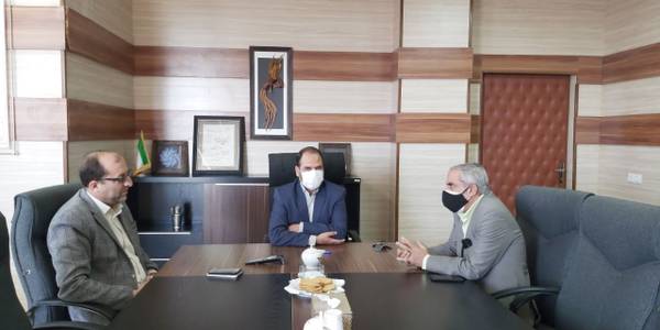 دیدار نمایندگان دفتر مدیریت عملکرد، امور حقوقی و بازرسی استانداری با فراهانی سرپرست فرمانداری آشتیان