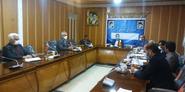 جلسه کارگروه گندم و آرد ونان شهرستان خمین