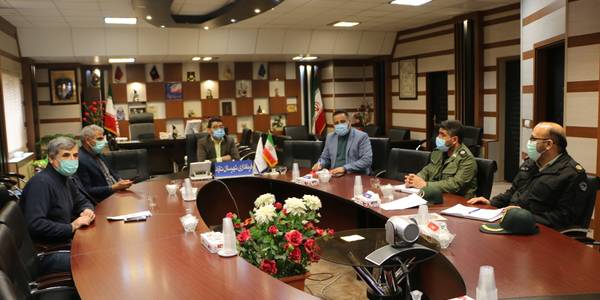 برگزاری  یکصد وسی دومین جلسه ستاد مدیریت بیماری کرونای استان مشترک با جلسه شهرستانی و قرارگاه شهید حاج قاسم سلیمانی شهرستان  شازند