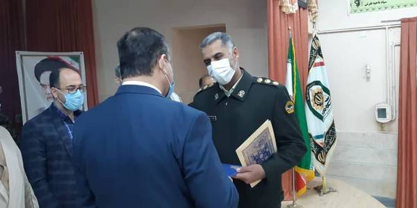 آيين تکريم و معارفه فرمانده منطقه انتظامي شهرستان تفرش