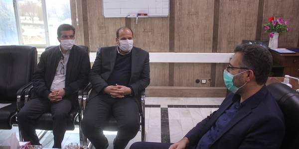 نشست مدير عامل شركت گاز استان با فرماندار شهرستان خمين