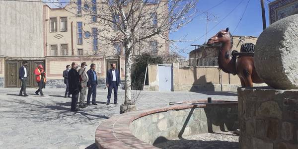 بازدید فرماندار شهرستان دلیجان از بافت تاریخی و معابر شهر نراق