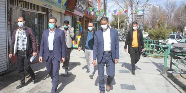 بازدید فرماندار از تعدادي از اصناف سطح شهر خمين