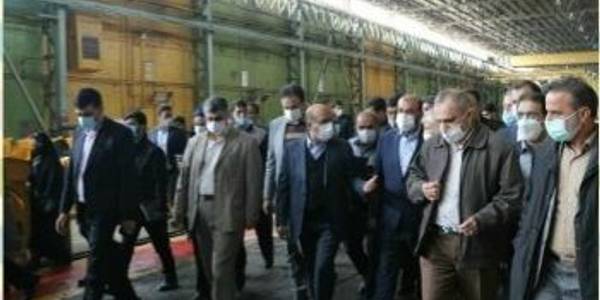 بازدید وزیر راه و شهرسازی، استاندار مرکزی، نمایندگان مردم اراک، خنداب و کمیجان در مجلس شورای اسلامی،فرماندار شهرستان اراک معاونین استاندار و جمعی از مسئولین از  شرکت هپکو