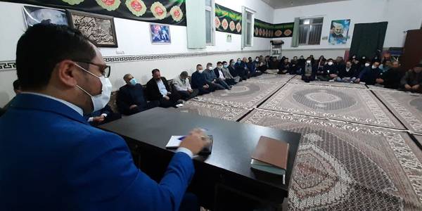 میز خدمت و بررسی مشکلات روستای حسین آباد