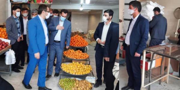 مانور مشترک بازرسی و نظارت برمحصولات تنظیم بازار شهرستان کمیجان با حضور فرماندار