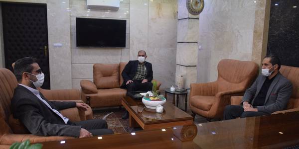 دیدار رجبی رئیس کمیته امداد امام خمینی(ره) با محمدرضا ناظری فرماندار شهرستان محلات