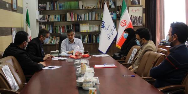 جلسه بررسی نحوه توسعه و تجهیز زمین های ورزشی روستایی