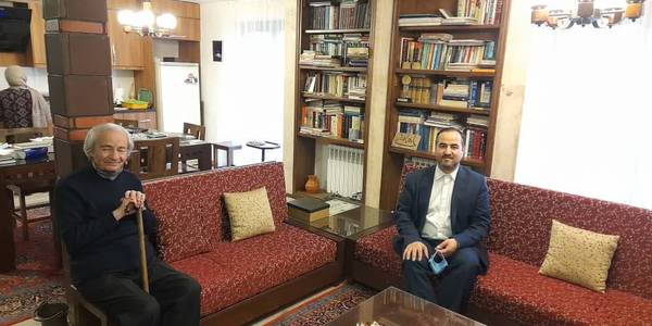 دیدار با استاد محمد میرشکرایی از مشاهیر و مفاخر فرهنگی تفرش
