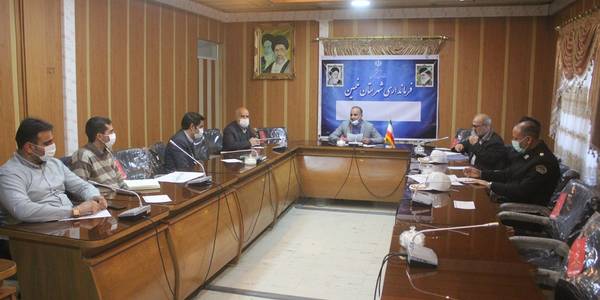 جلسه شورای ترافیک شهرستان خمین برگزار شد  .