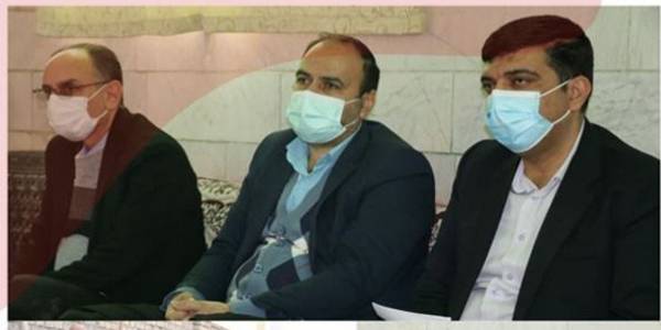 شورای اداری بخش ساروق درمحل روستای مشهد الکوبه