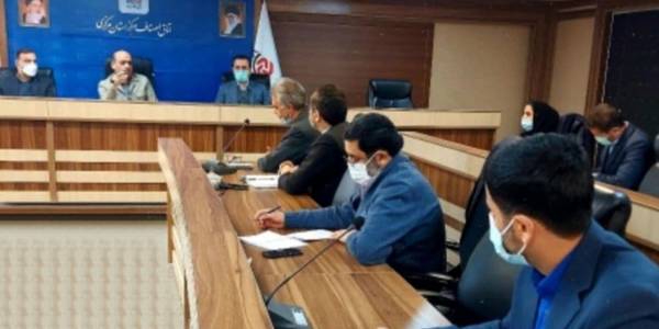 حضور گازری سرپرست فرمانداری شهرستان خنداب در جلسه استانی "تامین ارزاق و مایحتاج مردم در تعطیلات نوروز "