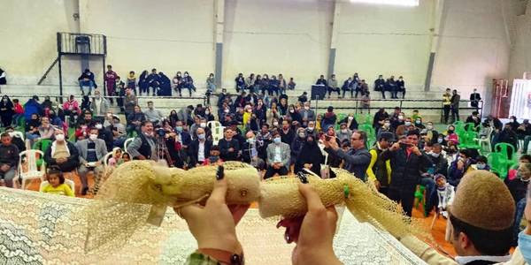 حضور فرماندار در مراسم اختتامیه جشن آش اسفندی دلیجان