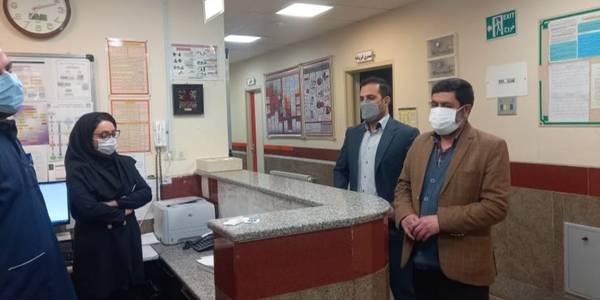 "بازدید شبانه فرماندار از واحدهای امدادی وانتظامی"