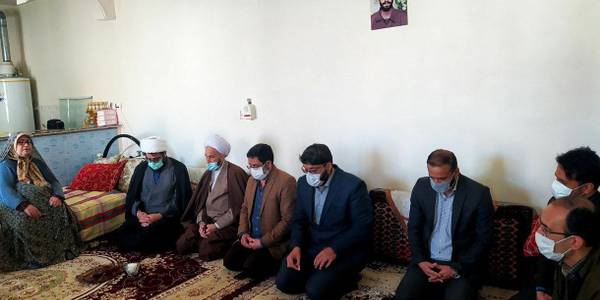 دیدارفرمانداربا خانواده شهید والامقام نعمت الله محمدی