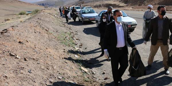 طرح اقدام ملی مسیر سبز و ایران پاک با حضور عبدالرضا حاج علی بیگی فرماندار تفرش