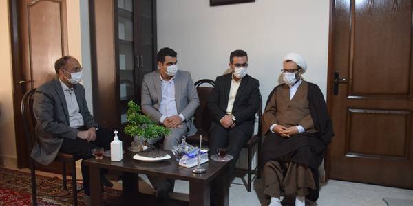 دیدار محمدرضا ناظری فرماندار شهرستان محلات با حجت الاسلام والمسلمین دکتر سلیمی نماینده مردم شریف محلات و دلیجان در مجلس شورای اسلامی