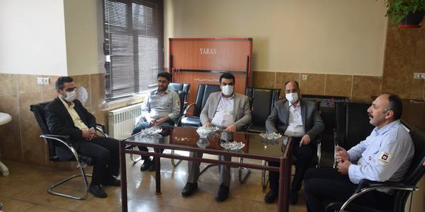 بازدید فرماندار از ایستگاه آتش نشانی شهر محلات