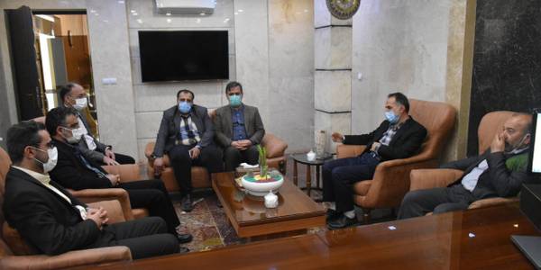 دیدار شهردار و اعضای شورای اسلامی شهر محلات با محمدرضا ناظری فرماندار شهرستان محلات