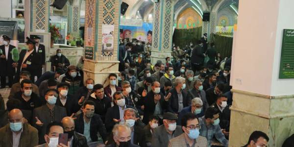 ویژه برنامه تحویل سال ۱۴۰۱ در آستان امامزادگان عبدالله (ع) و آمنه خاتون (س) اراک