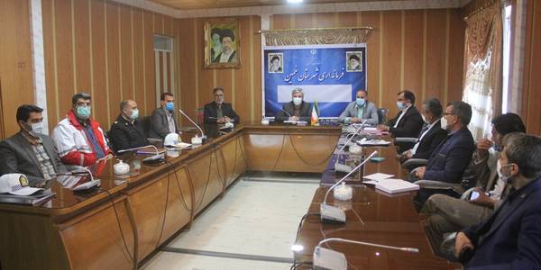 جلسه هماهنگی ستاد خدمات سفر شهرستان خمین برگزارشد